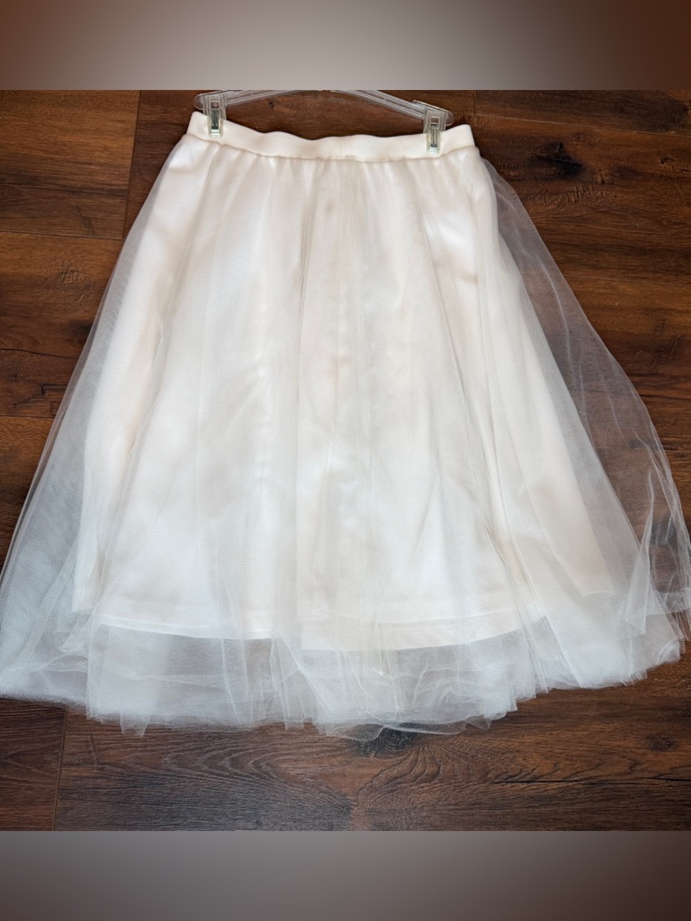 White Tulle Skirt